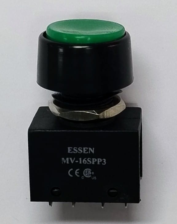 Essen MV-16SPP3 7a (green) Pushbutton Switch